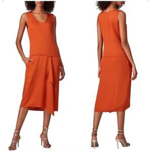 Zero + Maria Cornejo IRO Dress Rusty Orange Size 6 / Small
